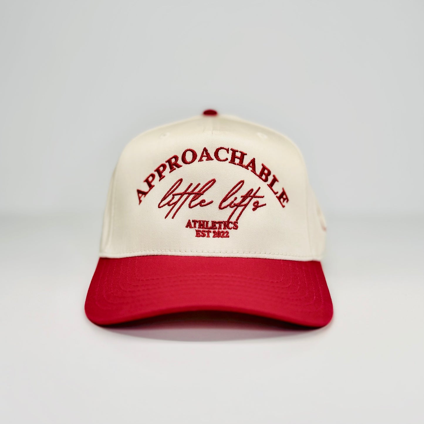 Approachable | Red & Natural Hat