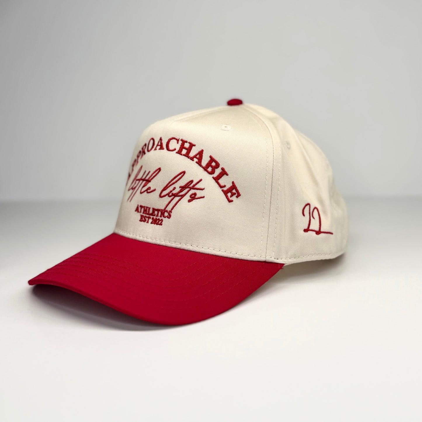 Approachable | Red & Natural Hat
