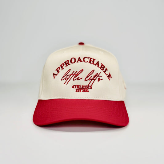 Approachable | Red & Natural Hat